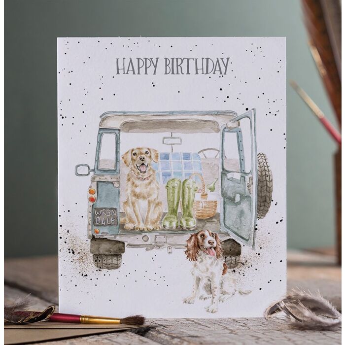 Wrendale Designs "Barking Birthday" Dog Birthday Card